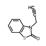 CAS#: 66490-83-3, 3-prop-2-ynyl-1,3-benzothiazol-2-one