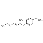 CAS#: 664986-48-5, (1E)-N-Ethoxy-3-(4-ethylphenyl)-2-methyl-1-propanimine