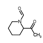 CAS#: 66552-03-2, 2-Acetyl-1-piperidinecarbaldehyde