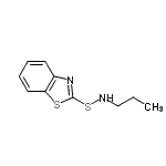 CAS#: 66552-53-2, N-(1,3-Benzothiazol-2-ylsulfanyl)-1-propanamine