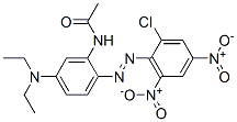 CAS 登录号：66557-45-7， N-[2-[(2-氯-4,6-二硝基苯基)偶氮]-5-(二乙基氨基)苯基]乙酰胺