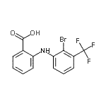 CAS 登录号：6656-75-3， 2-{[2-溴-3-(三氟甲基)苯基]氨基}苯甲酸