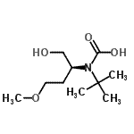 CAS#: 666718-83-8, [(2S)-1-Hydroxy-4-methoxy-2-butanyl](2-methyl-2-propanyl)carbamic acid