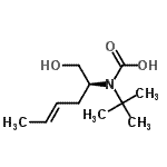 CAS#: 666719-10-4, [(2S,4E)-1-Hydroxy-4-hexen-2-yl](2-methyl-2-propanyl)carbamic acid
