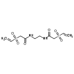 CAS#: 66710-66-5, N,N'-1,2-Ethanediylbis[2-(vinylsulfonyl)acetamide]