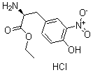 CAS#: 66737-54-0, 3-Nitro-L-Tyrosine Ethyl Ester Hydrochloride (1:1)