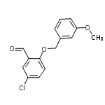 CAS#: 667412-71-7, 5-Chloro-2-[(3-methoxybenzyl)oxy]benzaldehyde