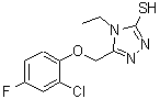 CAS 登录号：667414-15-5， 5-[(2-氯-4-氟苯氧基)甲基]-4-乙基-4H-1,2,4-三唑-3-硫醇