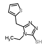CAS#: 667435-85-0, 4-Ethyl-5-(2-thienylmethyl)-4H-1,2,4-triazole-3-thiol