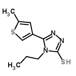 CAS # 667436-25-1, 5-(5-Methyl-3-thienyl)-4-propyl-4H-1,2,4-triazole-3-thiol