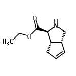 CAS#: 667468-14-6, Ethyl (1S,3aR,6aS)-1,2,3,3a,6,6a-hexahydrocyclopenta[c]pyrrole-1-carboxylate