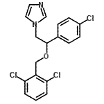 CAS#: 66778-37-8, 1-{2-(4-Chlorophenyl)-2-[(2,6-dichlorobenzyl)oxy]ethyl}-1H-imidazole