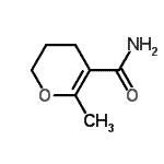 CAS#: 66806-32-4, 6-Methyl-3,4-dihydro-2H-pyran-5-carboxamide
