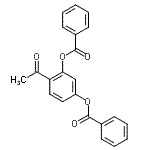 CAS#: 66832-97-1, 4-Acetyl-1,3-phenylene dibenzoate
