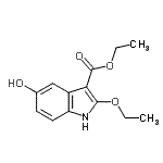 CAS#: 66866-41-9, Ethyl 2-ethoxy-5-hydroxy-1H-indole-3-carboxylate