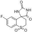 CAS#: 66892-63-5, 6''-Fluoro-2'',3''-Dihydro-2H,5H-Spiro[Imidazolidine-4,4''-Thiochromene]-2,5-Dione 1'',1''-Dioxide