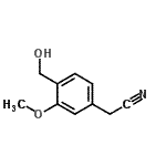 CAS 登录号：669002-84-0， [4-(羟基甲基)-3-甲氧基苯基]乙腈