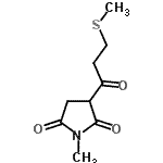 CAS 登录号：669057-21-0， 1-甲基-3-[3-(甲硫基)丙酰]-2,5-吡咯烷二酮