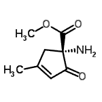 CAS#: 669060-21-3, Methyl (1S)-1-amino-4-methyl-2-oxo-3-cyclopentene-1-carboxylate