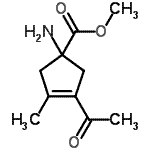CAS#: 669060-24-6, Methyl 3-acetyl-1-amino-4-methyl-3-cyclopentene-1-carboxylate