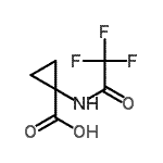 CAS#: 669066-98-2, 1-[(2,2,2-trifluoroacetyl)amino]cyclopropane-1-carboxylic acid