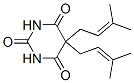 CAS 登录号：66942-06-1， 5,5-二(3-甲基-2-丁烯基)巴比妥酸