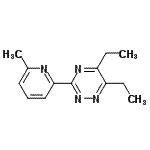 CAS#: 669707-21-5, 5,6-Diethyl-3-(6-methyl-2-pyridinyl)-1,2,4-triazine