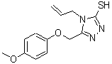 CAS#: 669740-18-5, 4-Allyl-5-[(4-methoxyphenoxy)methyl]-4H-1,2,4-triazole-3-thiol
