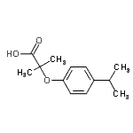 CAS#: 669747-64-2, 2-(4-Isopropylphenoxy)-2-methylpropanoic acid