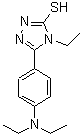 CAS#: 669748-44-1, 5-[4-(Diethylamino)phenyl]-4-ethyl-4H-1,2,4-triazole-3-thiol