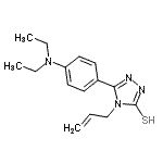 CAS#: 669748-48-5, 4-Allyl-5-[4-(diethylamino)phenyl]-4H-1,2,4-triazole-3-thiol