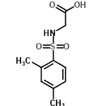 CAS 登录号：670255-96-6， N-[(2,4-二甲基苯基)磺酰基]甘氨酸