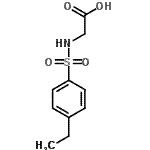 CAS#: 670255-99-9, N-[(4-Ethylphenyl)sulfonyl]glycine