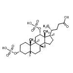 CAS 登录号：67030-51-7， (3alpha,5beta,12alpha)-3,12-二(磺基氧基)胆烷-24-酸