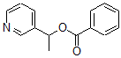 CAS 登录号：67031-82-7， 1-(3-吡啶基)乙基苯甲酸酯
