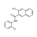 CAS 登录号：6704-40-1， N-(2-氯苯基)-3-羟基-2-萘甲酰胺