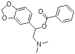 CAS 登录号：67049-54-1， 2-(二甲基氨基)-1-(3,4-亚甲二氧基苯基)乙基苯甲酸酯