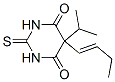 CAS 登录号：67050-07-1， 5-(1-丁烯基)-2,3-二氢-5-异丙基-2-硫代-4,6(1H,5H)-嘧啶二酮