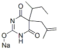 CAS#: 67050-42-4, 5-Sec-Butyl-5-(2-Methyl-2-Propenyl)-2-Sodiooxy-4,6(1H,5H)-Pyrimidinedione