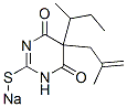 CAS#: 67050-45-7, 5-Sec-Butyl-5-(2-Methyl-2-Propenyl)-2-Sodiothio-4,6(1H,5H)-Pyrimidinedione