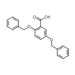 CAS#: 67127-91-7, 2,5-Bis(benzyloxy)benzoic acid