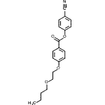 CAS 登录号：67131-98-0， 4-氰基苯基4-(2-丁氧基乙氧基)苯甲酸酯