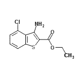 CAS#: 67189-92-8, Ethyl 3-amino-4-chloro-1-benzothiophene-2-carboxylate