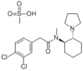 CAS#: 67198-13-4, trans-(-3,4-Dichloro-N-Methyl-N-[2-(1-Pyrrolidinyl)Cyclohexyl]Benzeneacetamide hydrochloride