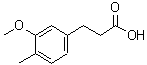 CAS#: 67199-60-4, 3-(3-Methoxy-4-methylphenyl)propanoic acid