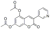 CAS 登录号：67210-67-7， 5,7-二乙酰氧基-3-(3-吡啶基)-2H-1-苯并吡喃-2-酮