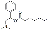 CAS 登录号：67227-07-0， 2-(二甲基氨基)-1-苯基乙基庚酸酯