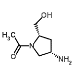 CAS 登录号：672285-83-5， 1-[(2S,4S)-4-氨基-2-(羟基甲基)-1-吡咯烷基]乙酮
