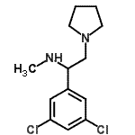 CAS#: 672310-02-0, 1-(3,5-Dichlorophenyl)-N-methyl-2-(1-pyrrolidinyl)ethanamine