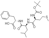 CAS#: 67247-12-5, N-[(1,1-Dimethylethoxy)Carbonyl]-L-Methionyl-L-Leucyl-L-Phenylalanine